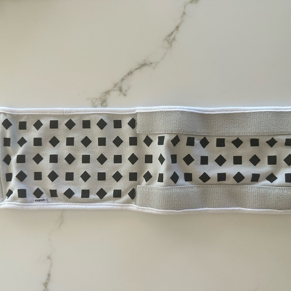 Nanit Baby Breathing Band – Gray Diamond Print 0-3 month